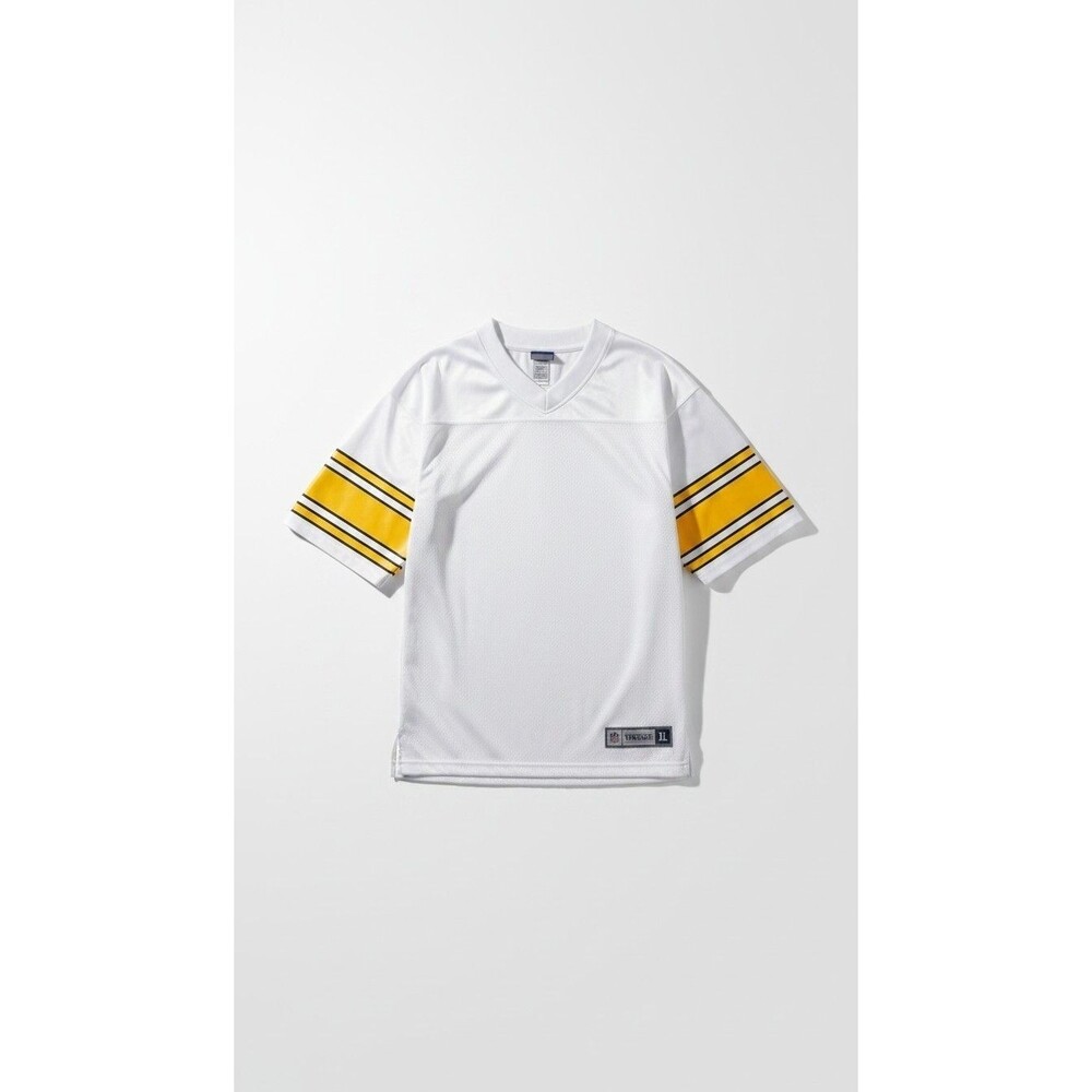 Pittsburgh Steelers NFL White Blank Jersey Unnumbered Customizable Size XL New